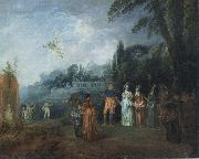 Jean-Antoine Watteau Embarking for Cythera china oil painting reproduction